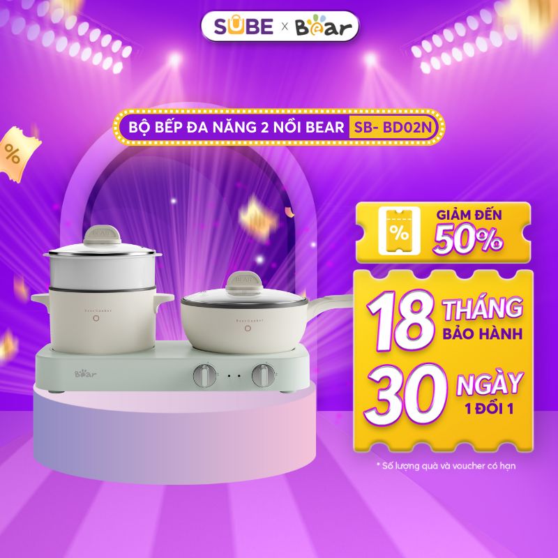 Bếp điện đôi Bear SB-BD02N