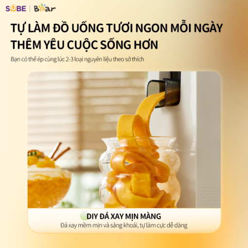 Máy ép chậm Bear SJ-4H01T