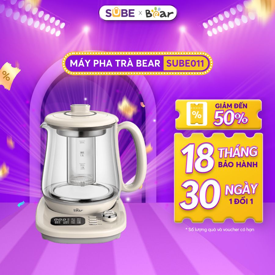 Máy pha trà Bear 1.5L SUBE011