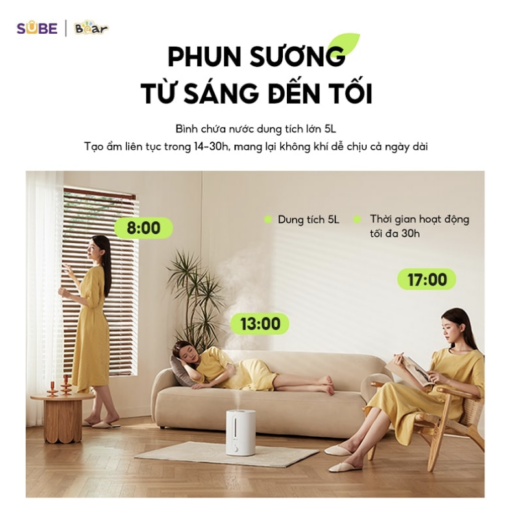 Máy phun sương Bear SB-TA50M