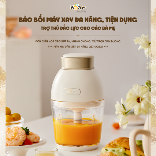 Máy xay ăn dặm Bear 0.6L QSJ-D02Q1