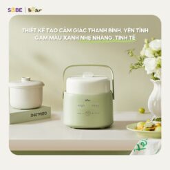 Nắp thố sứ nồi nấu chậm Bear 1L