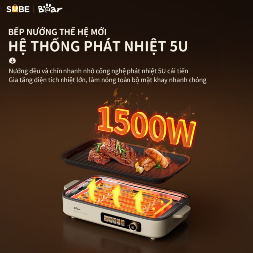 bếp nướng điện Bear GR-4H15C