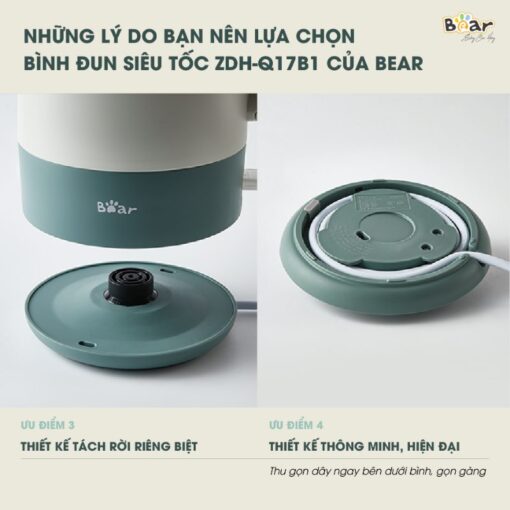 Bình đun nước Bear ZDH-Q17B1