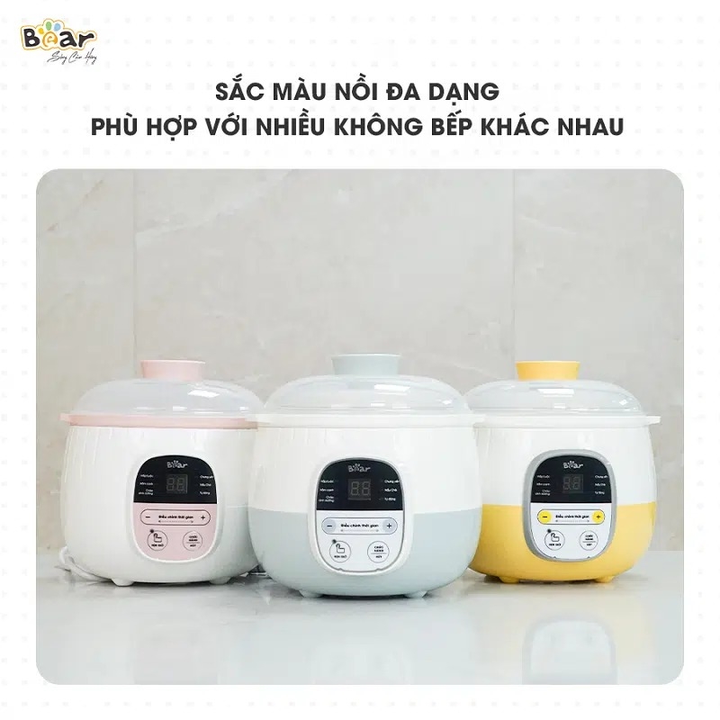 Có nên mua nồi nấu cháo chậm Bear 0.8L SUBE001