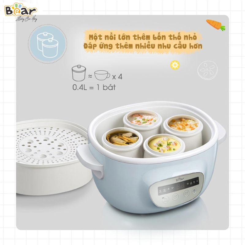 Có nên mua nồi nấu chậm Bear 2.5L SUBE003