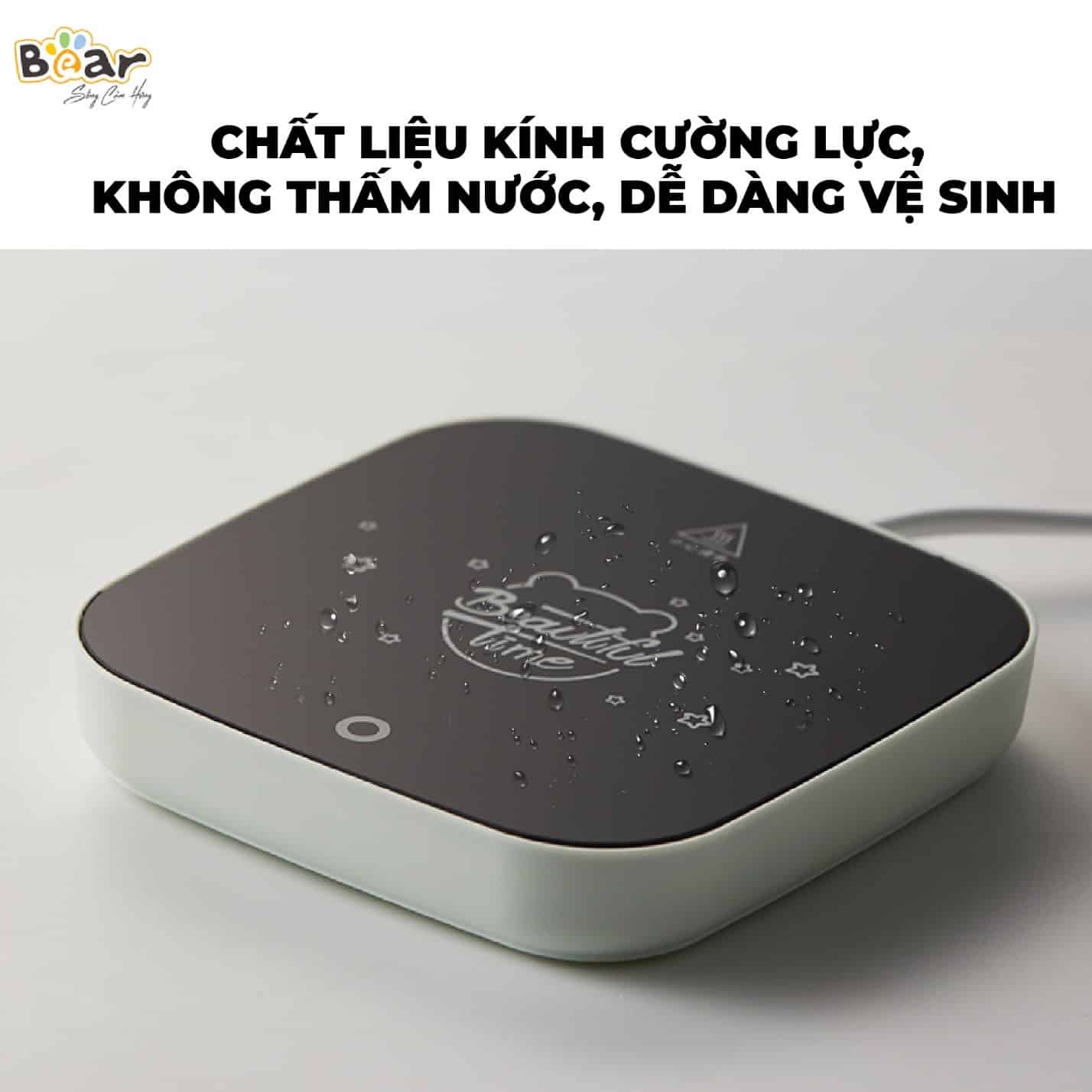 Lưu ý khi sử dụng Đế làm nóng đồ uống Bear DRBC-C16J5