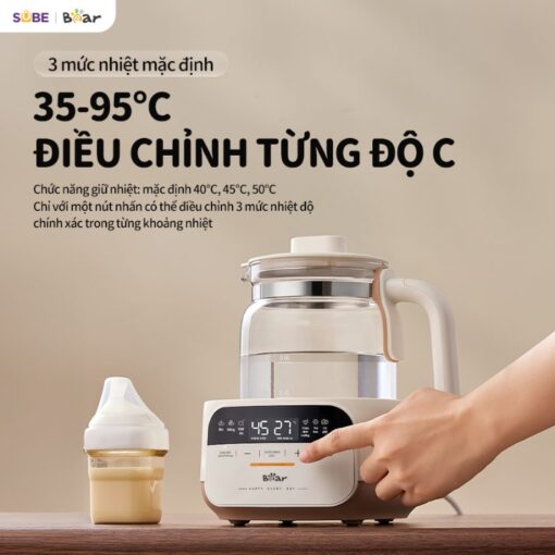 Máy đun nước hâm sữa Bear WW-4H12W