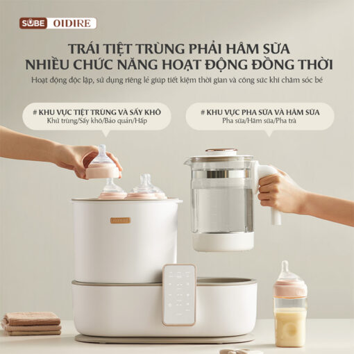 Máy hâm sữa tiệt trùng OIDIRE ODI02A