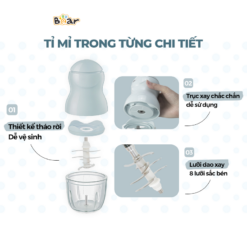 Máy xay ăn dặm Bear 0.3L GR-B03V8