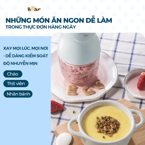 Máy xay ăn dặm Bear 0.3L GR-B03V8