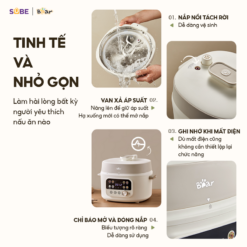 nồi áp suất bear 4l SB-AS40W