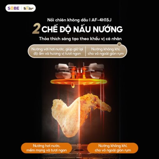 Nồi chiên không dầu Bear AF-4H15J