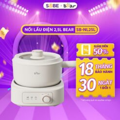 nồi điện đa năng bear 2,5l sb-nl25l