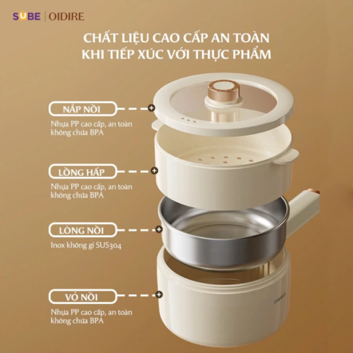 Nồi điện đa năng OIDIRE 1.8L ODI06A