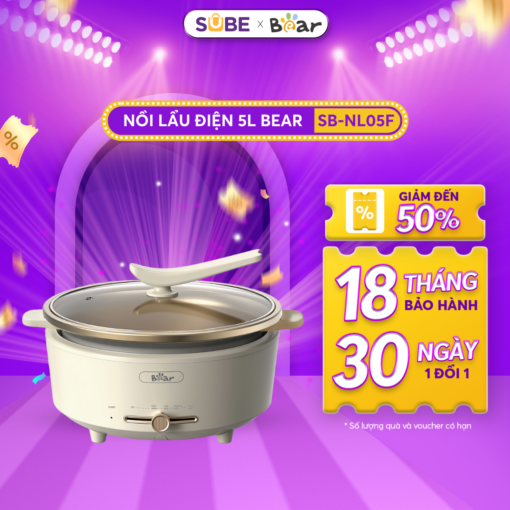 Nồi lẩu Bear 5L SB-NL05F