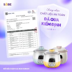 Lựa chọn thương hiệu nồi nấu chậm Bear với chất lượng được kiểm định rõ ràng