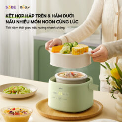 Nồi nấu chậm Bear 1L SC-4H10E