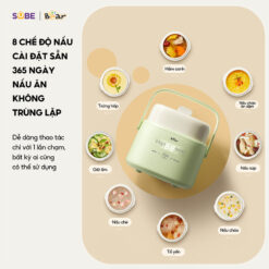 Nồi nấu chậm Bear 1L SC-4H10E