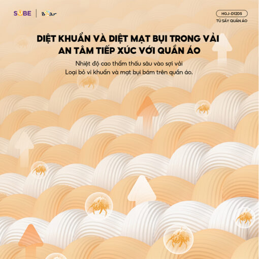 Tủ sấy quần áo Bear HGJ-D12D5