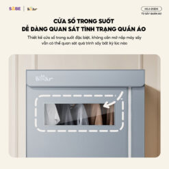 Tủ sấy quần áo Bear HGJ-D12D5