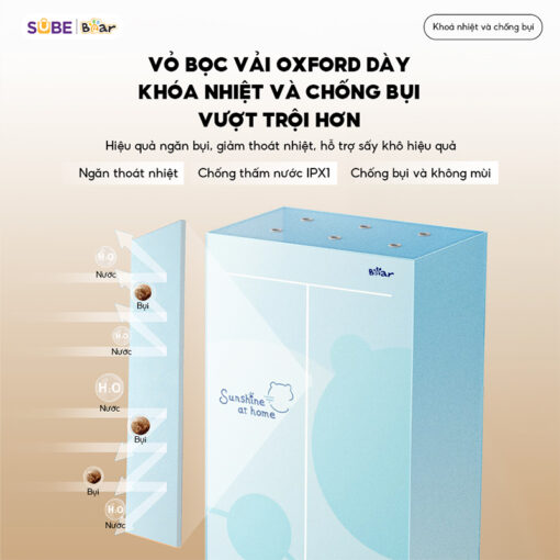 Tủ sấy quần áo Bear PCD-4H12G