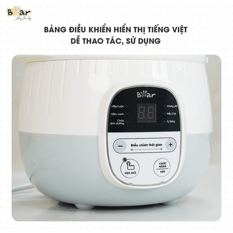 nồi nấu cháo bear có tốt không