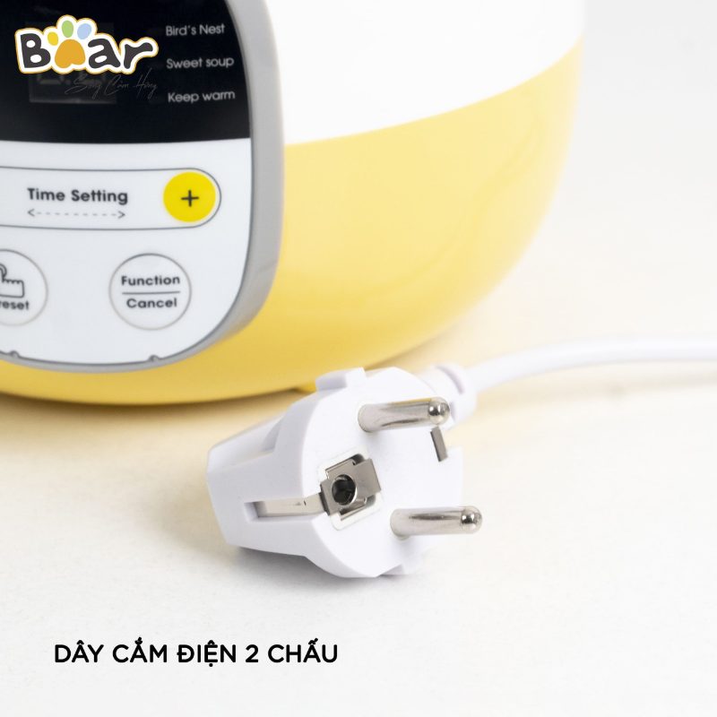 nồi nấu cháo chậm Bear 0.8l bản quốc tế