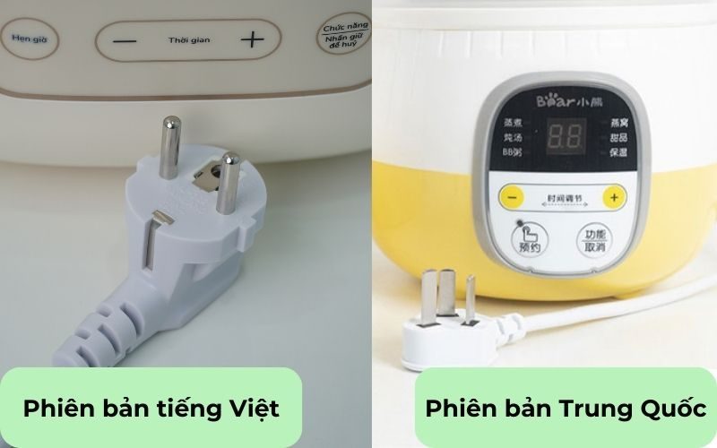 nồi nấu cháo chậm bear nội địa trung