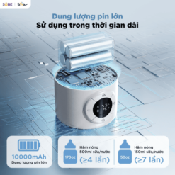 Dung lượng pin lớn lên đến 10000mAh có thể sử dụng trong thời gian dài