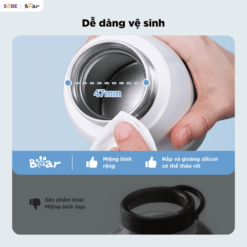 5. Thiết kế thông minh: Dễ dàng vệ sinh và An toàn chống rò rỉ