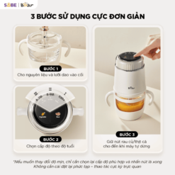 Các bước sử dụng đơn giản cho mẹ