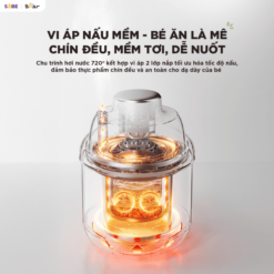 Vi áp nấu mềm giúp bé ăn ngon miệng hơn